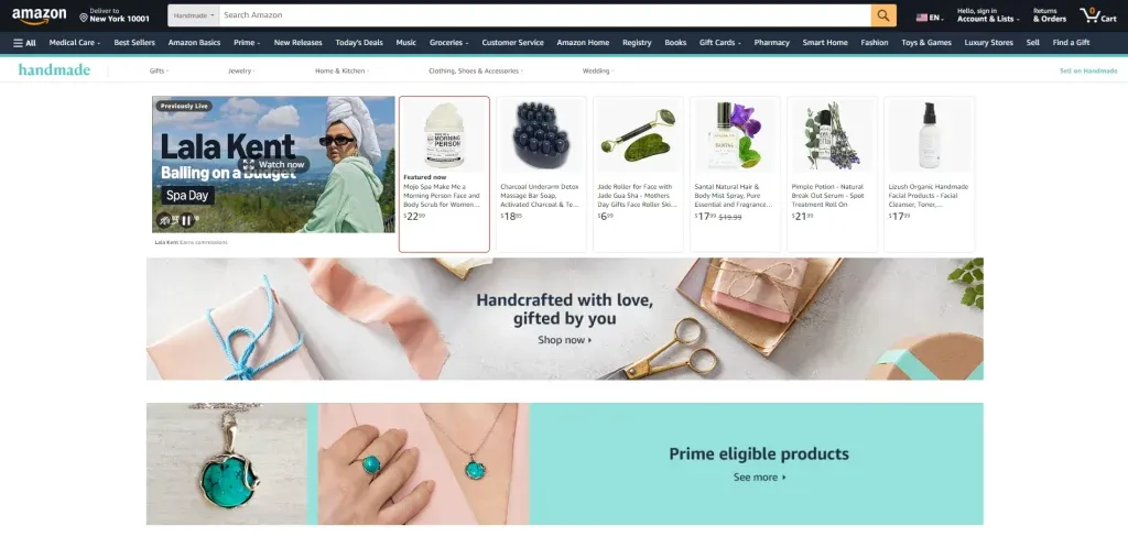 Amazon Handmade — превратите творчество в доход